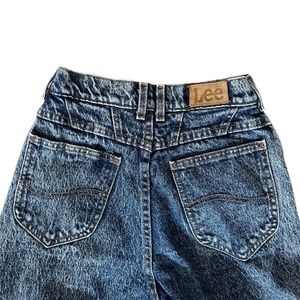 LEE VINTAGE ACID WASH DENIM JEANS SIZE:5